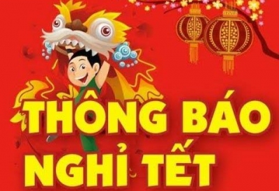 THÔNG BÁO LỊCH NGHỈ TẾT NGUYÊN ĐÁN 2019