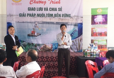 CHƯƠNG TRÌNH “GIAO LƯU VÀ CHIA SẺ GIẢI PHÁP NUÔI TÔM BỀN VỮNG” TẠI TỈNH QUẢNG TRỊ 